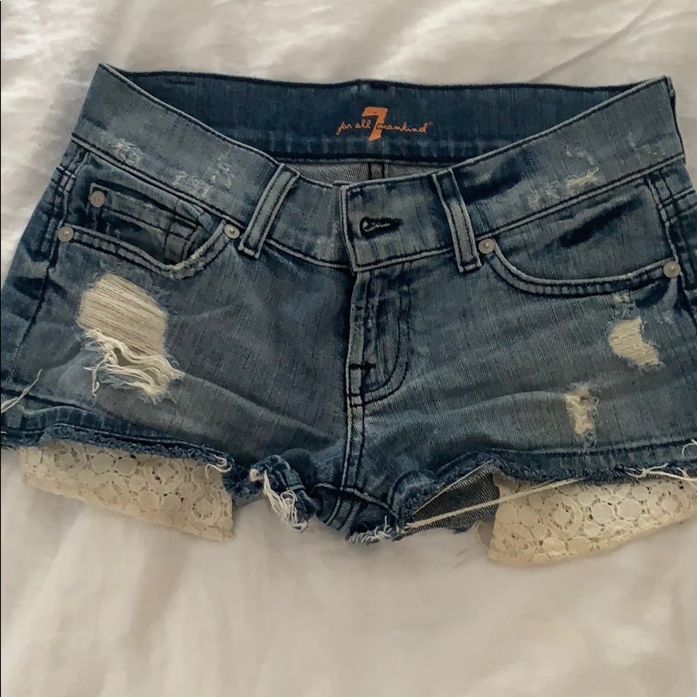 7 for all mankind shorts